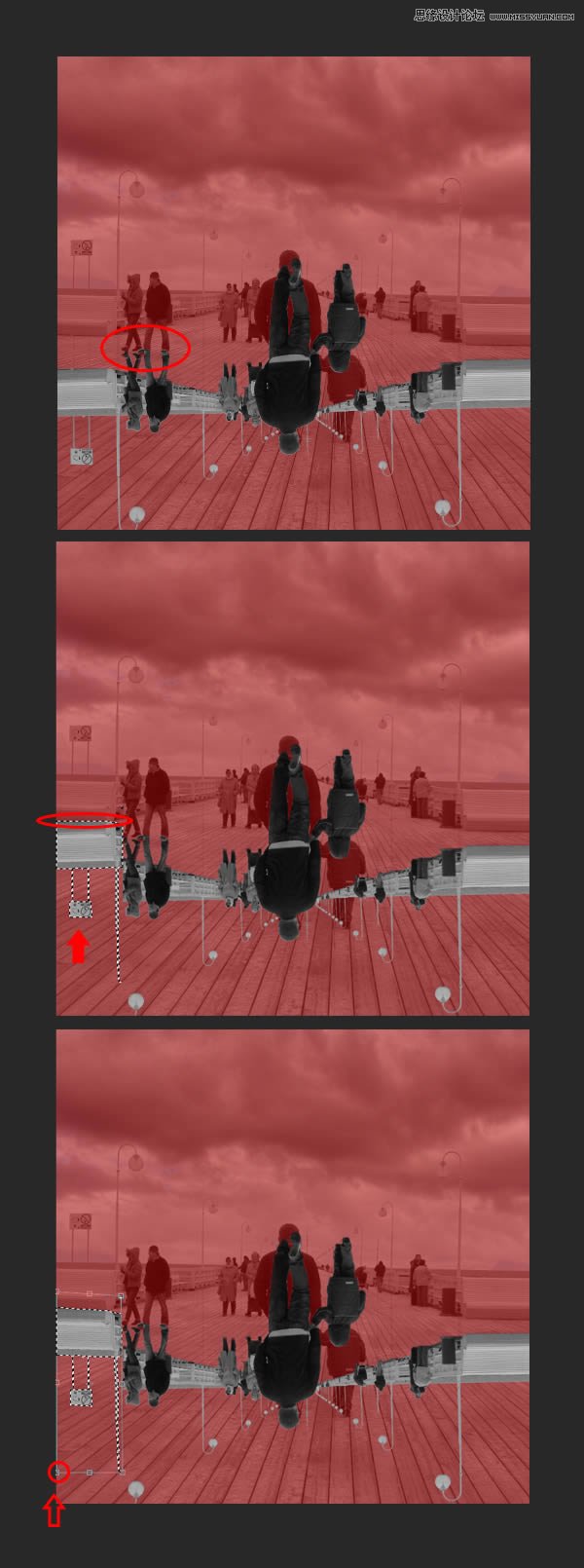 Photoshop制作逼真生动的的下雨效果图