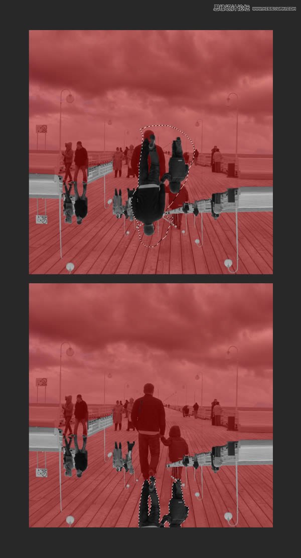 Photoshop制作逼真生动的的下雨效果图