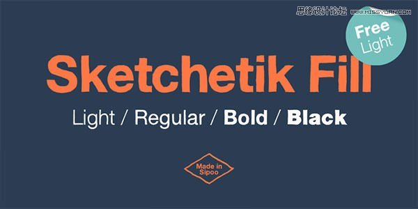 sketchetik fill 精选国外11月最新的免费英文字体下载