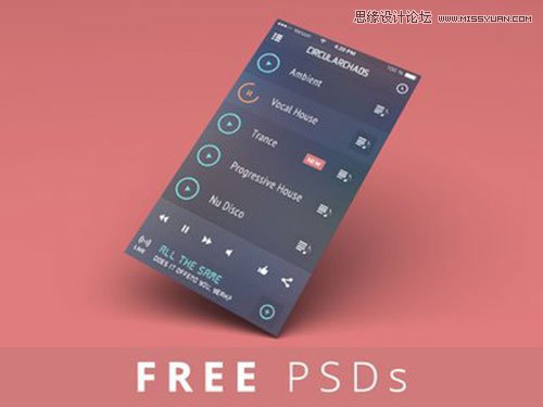 20套免费大气的iOS7风格UI设计元素