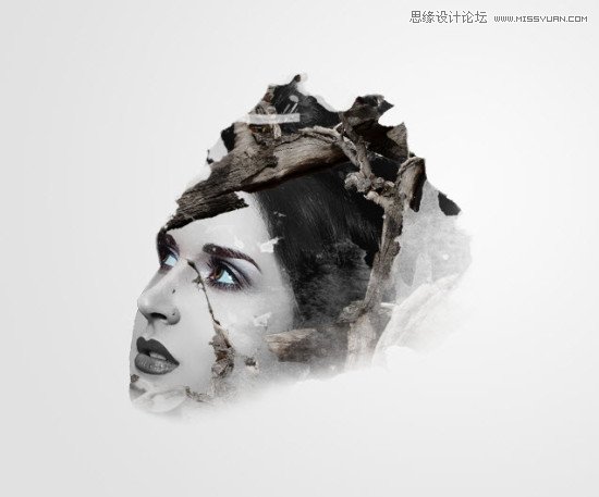 Photoshop合成奇幻风格的人像海报教程