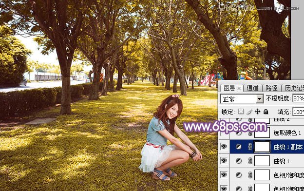Photoshop԰ŮΨλõɫ