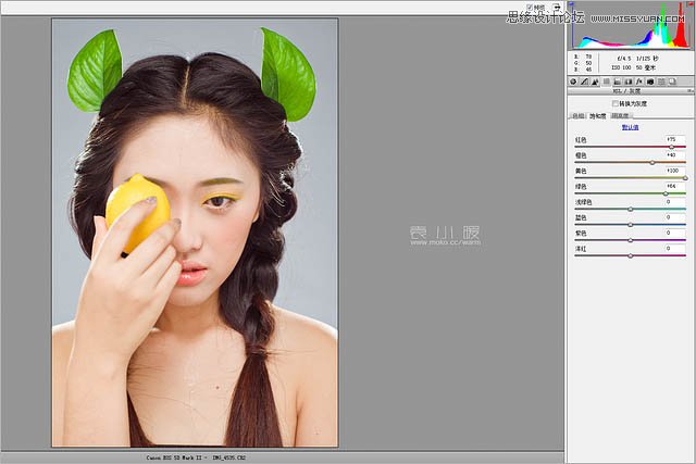 Photoshop结合CR给人像添加美丽彩妆