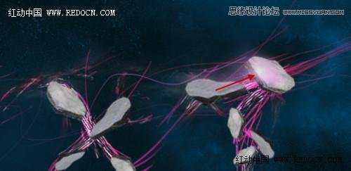 Photoshop使用画笔工具制作绚丽艺术字