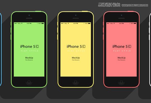 50款精致的iPHONE模板素材免费下载