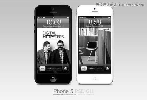 50款精致的iPHONE模板素材免费下载