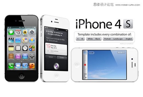 50款精致的iPHONE模板素材免费下载
