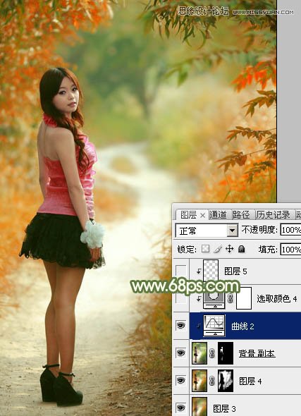 Photoshop԰Ů＾ɫ