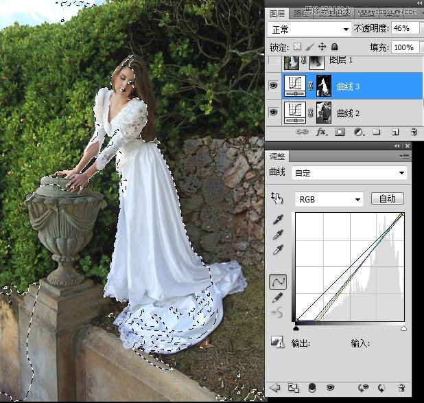 Photoshop调出新娘照片唯美的柔色效果