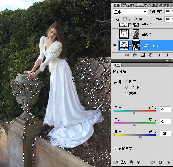 Photoshop调出新娘照片唯美的柔色效果