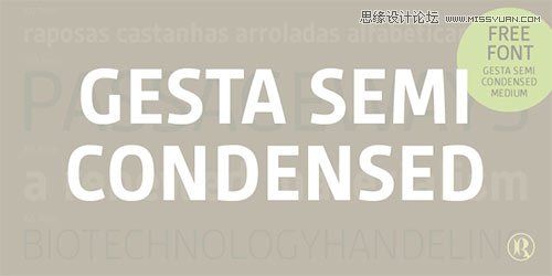 30款优质时尚的设计师免费字体