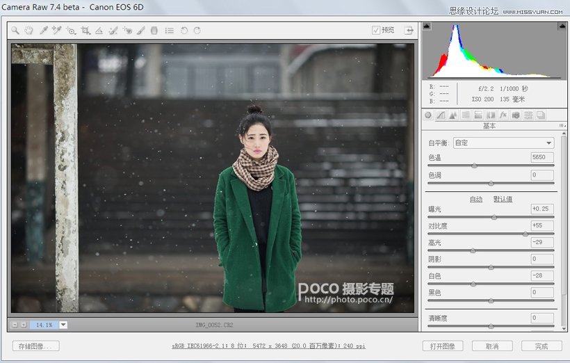 Photoshopѩ׷ɵΨӰ