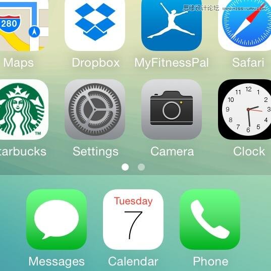 ǳ̸ƻiOS7.117UIϸڱ仯