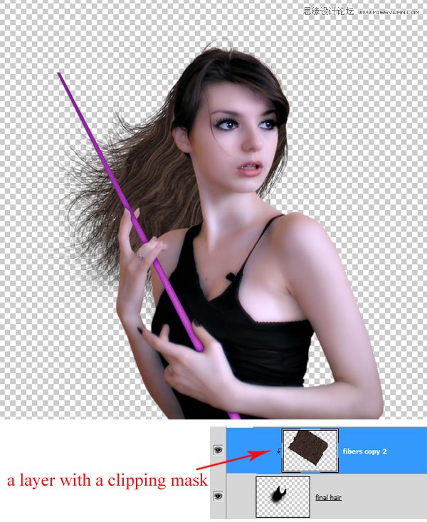 Photoshop合成梦幻绚丽的天使翅膀