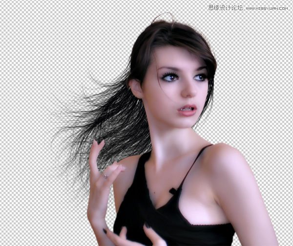 Photoshop合成梦幻绚丽的天使翅膀
