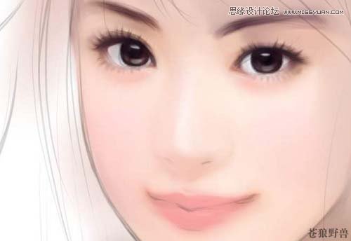 Painter结合数位板绘制漂亮的卡通情侣