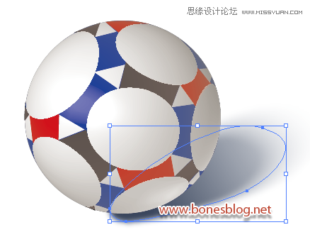 Illustrator绘制超酷的世界杯足球教程