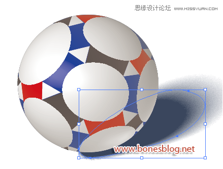 Illustrator绘制超酷的世界杯足球教程