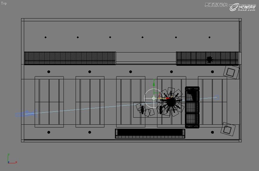 【技巧】3dsmax制作接待厅阳光表现实例教程-第8张图片