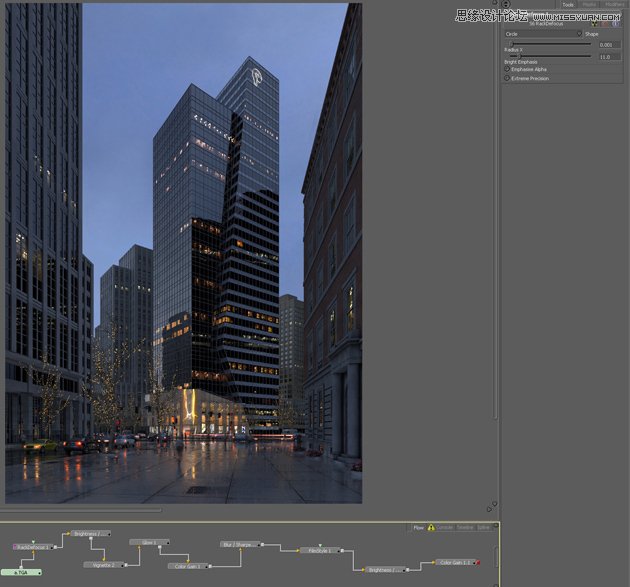 3dmax制作逼真的城市高楼大厦教程