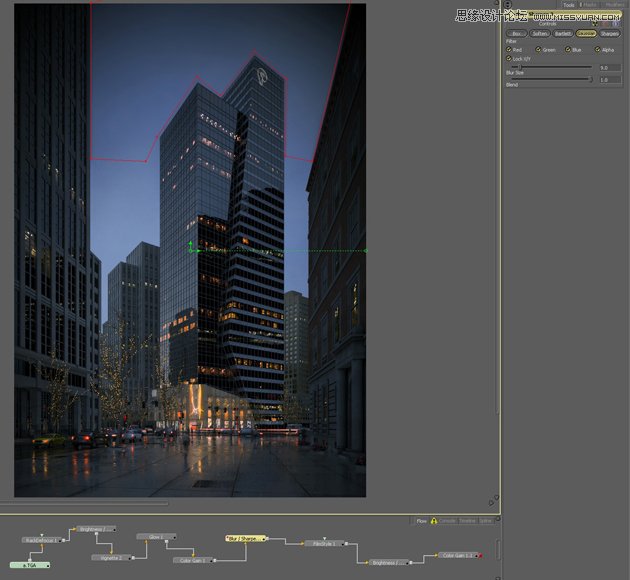 3dmax制作逼真的城市高楼大厦教程