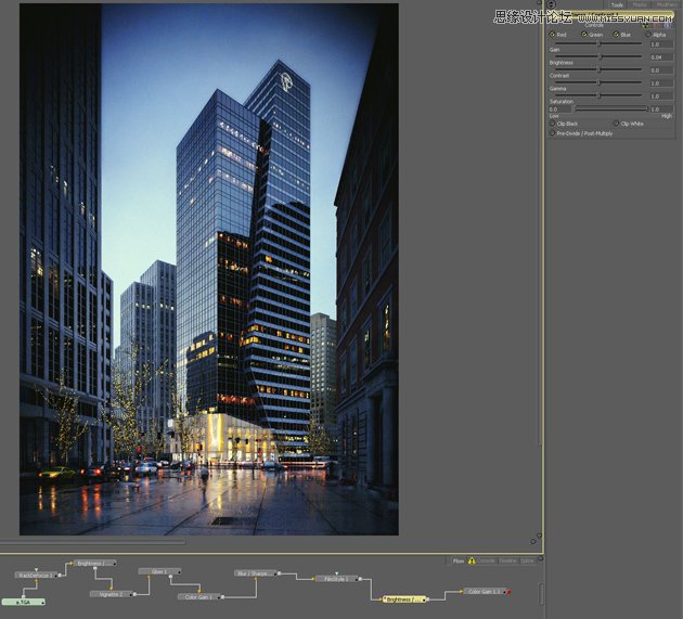 3dmax制作逼真的城市高楼大厦教程
