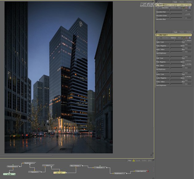 3dmax制作逼真的城市高楼大厦教程
