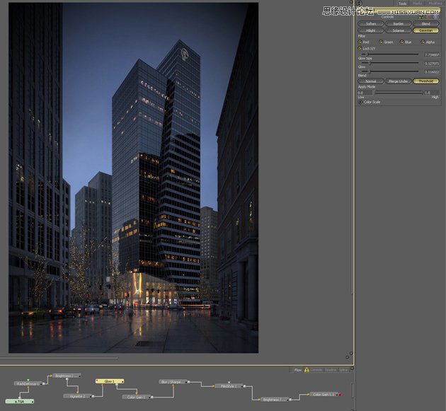 3dmax制作逼真的城市高楼大厦教程