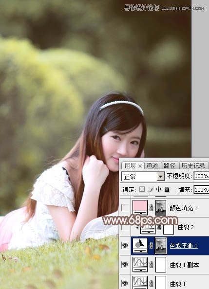 Photoshopݵ崿ŮΨɫ