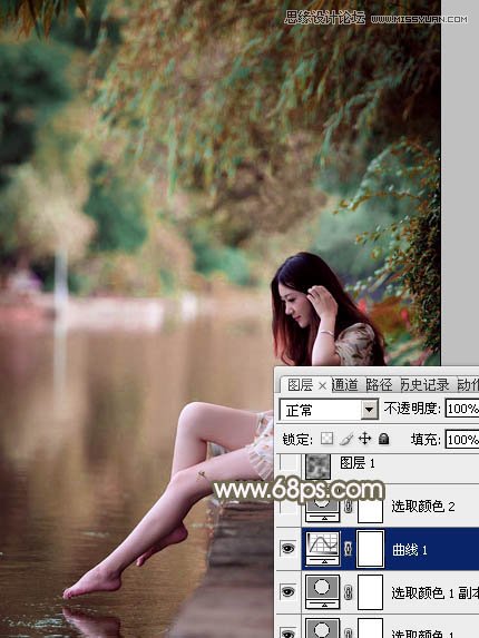 PhotoshopӱŮΨķɫЧ