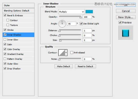 Photoshop制作蓝色绚丽的霓虹效果字体