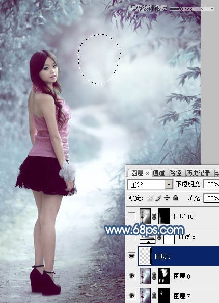 Photoshop԰崿ŮΨɫЧ