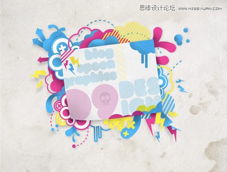 Illustrator结合PS设计时尚的花纹插画教程