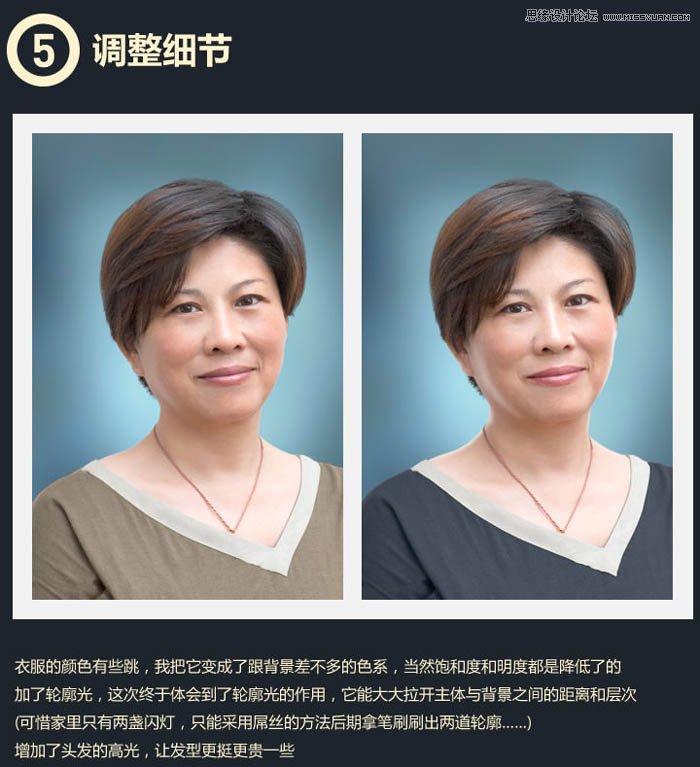 Photoshop给普通的妈妈照片磨皮和美化
