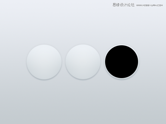 Photoshop绘制立体大气的播放器按钮