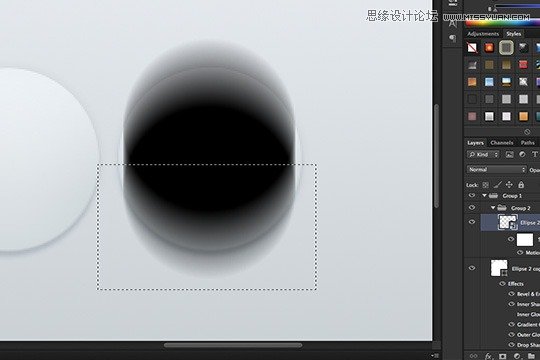 Photoshop绘制立体大气的播放器按钮