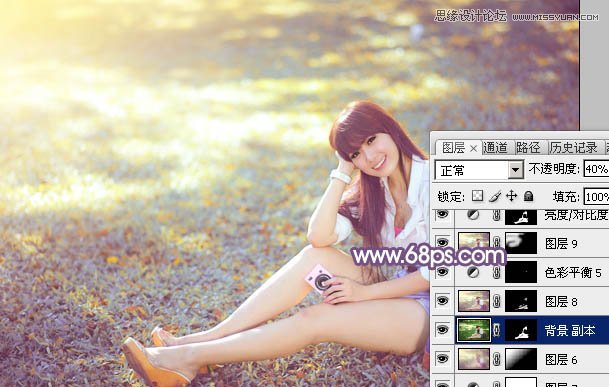 PhotoshopݵŮϵЧ