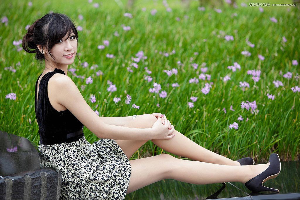 Photoshop调出女孩照片唯美淡雅效果