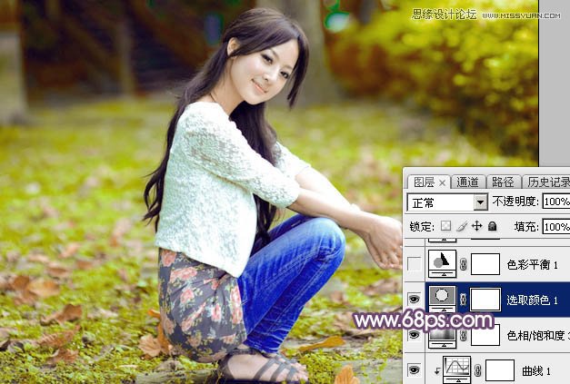 Photoshop调出果子美女唯美粉色效果