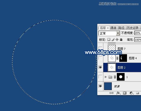 Photoshop绘制立体多层次的透明泡泡