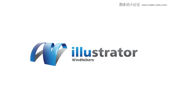 Illustrator巧用绕转功能制作立体LOGO