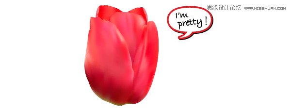 Illustrator绘制时尚唯美的玫瑰花和花屏