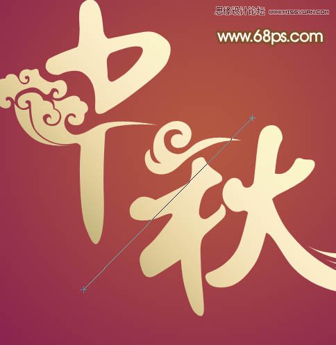 Photoshop制作大气的金属质感立体字