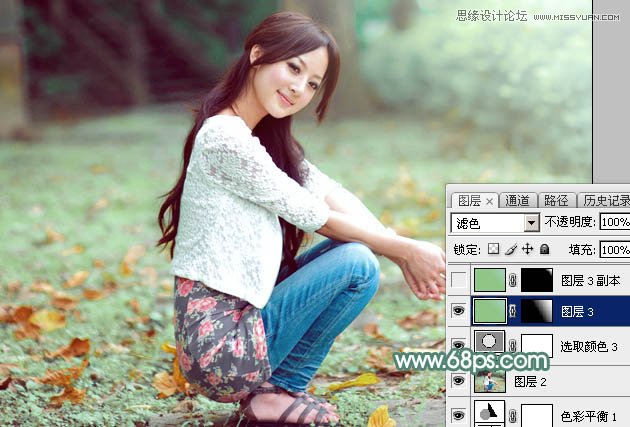 Photoshop调出果子照片甜美肤色效果