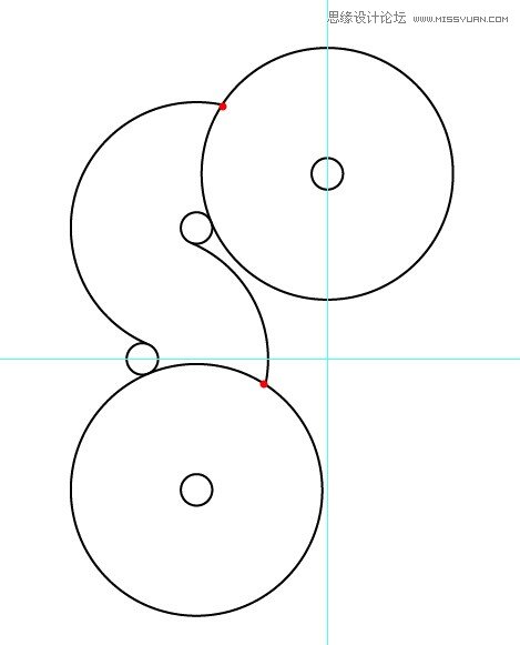 Illustrator绘制漂亮的叠加圆环效果图