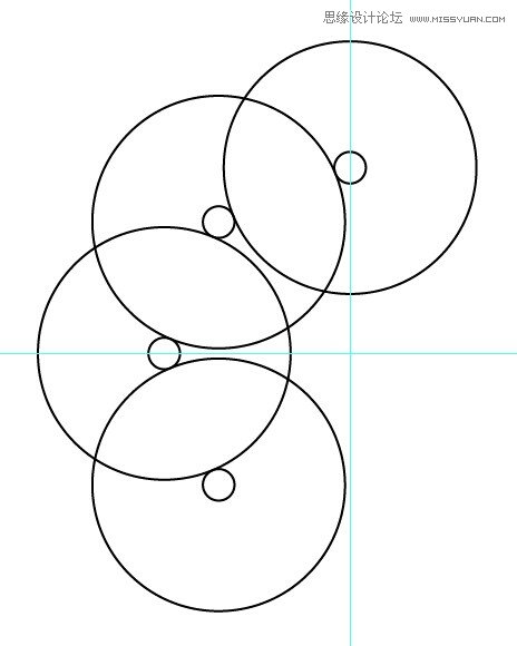 Illustrator绘制漂亮的叠加圆环效果图
