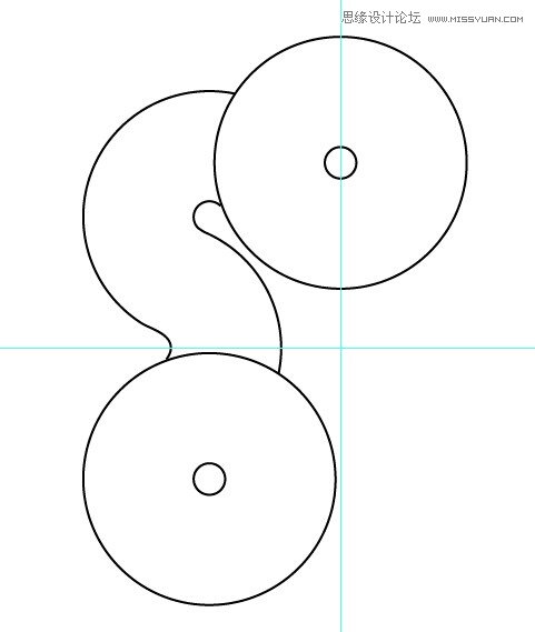 Illustrator绘制漂亮的叠加圆环效果图