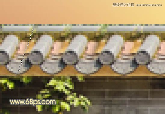Photoshop把乱七八糟的拱门美化处理