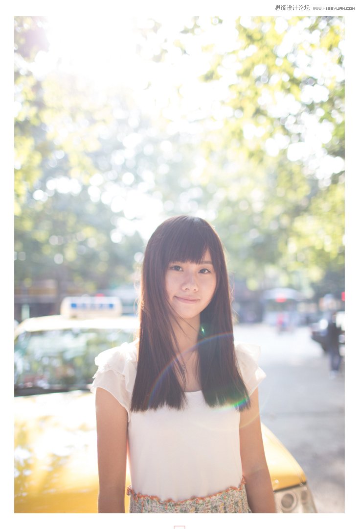 Photoshop调出美女人像通透的小清新色调