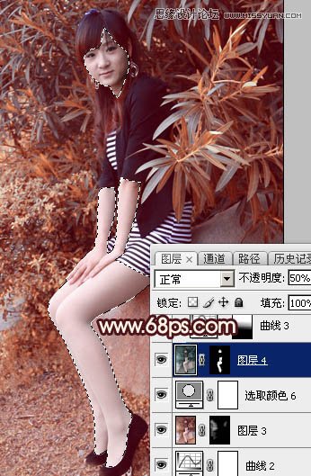 Photoshop԰Ů＾Żɫ